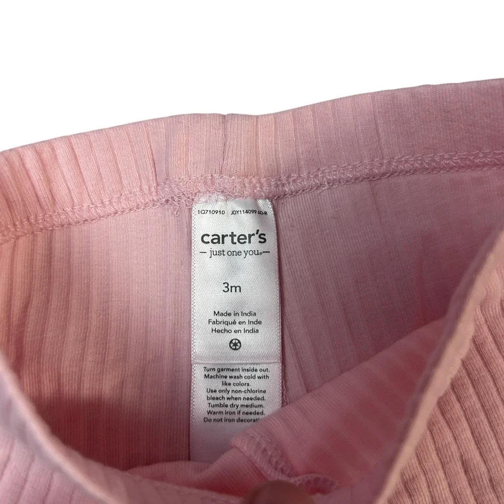 Girls Newborn 0-3 Months Bundle 8 pc Carter's Spring Summer Clothes Shirts‎